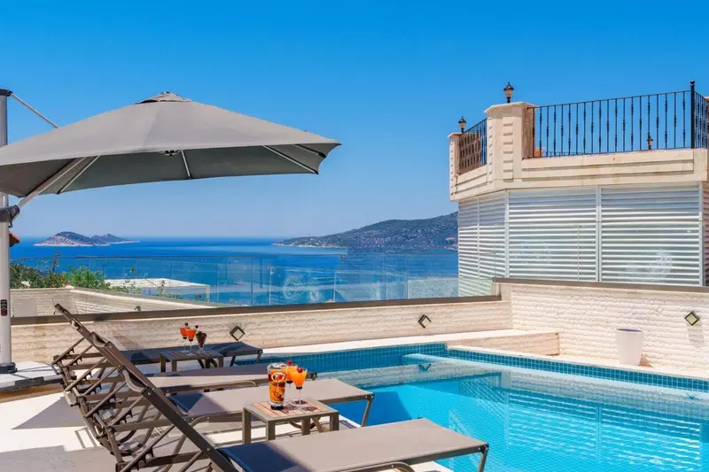 Kalkan’da lüks kiralık villa, fotoğraf 8