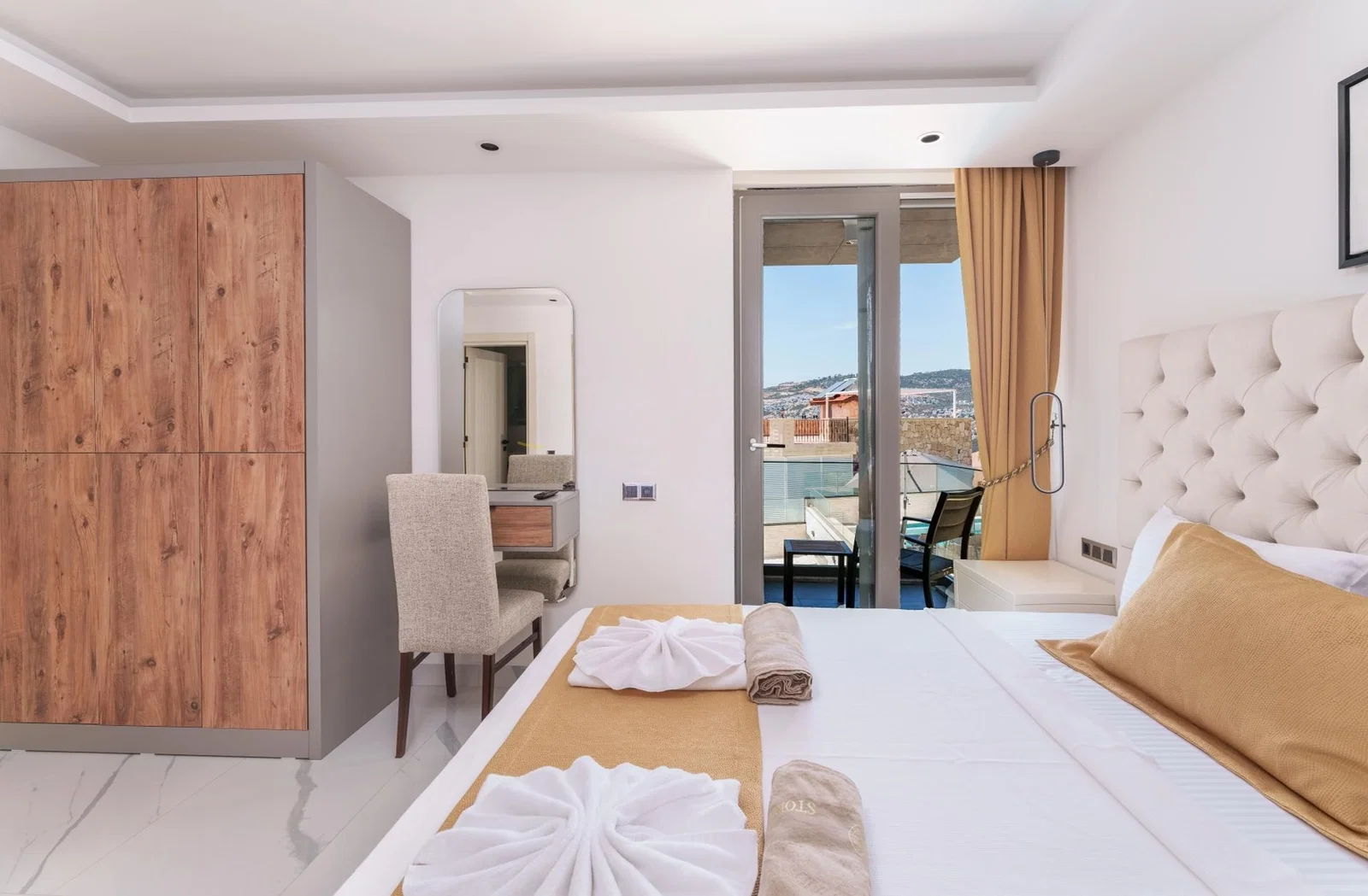 Kalkan’da ısıtmalı havuzlu kiralık villa, fotoğraf 21