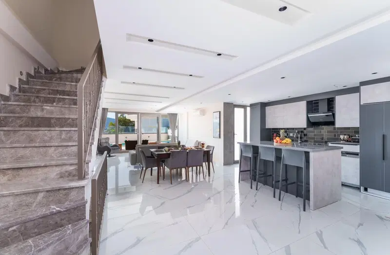 Kalkan’da kapalı havuzlu kiralık villa, fotoğraf 16