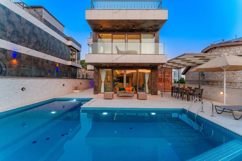Kalkan’da denize yakın kiralık villa, fotoğraf 6