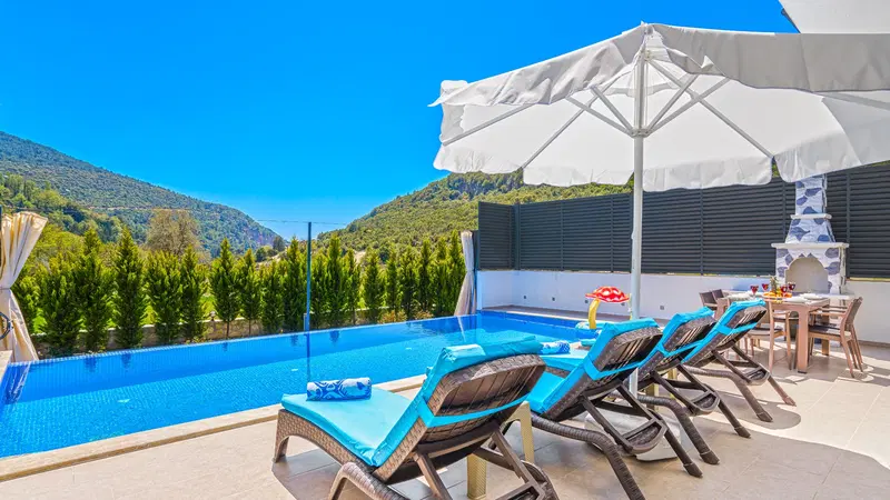 Sarıbelen’de bahçeli kiralık villa, fotoğraf 4