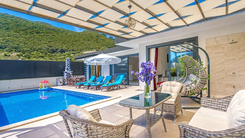 Sarıbelen’de doğa manzaralı kiralık villa, fotoğraf 3
