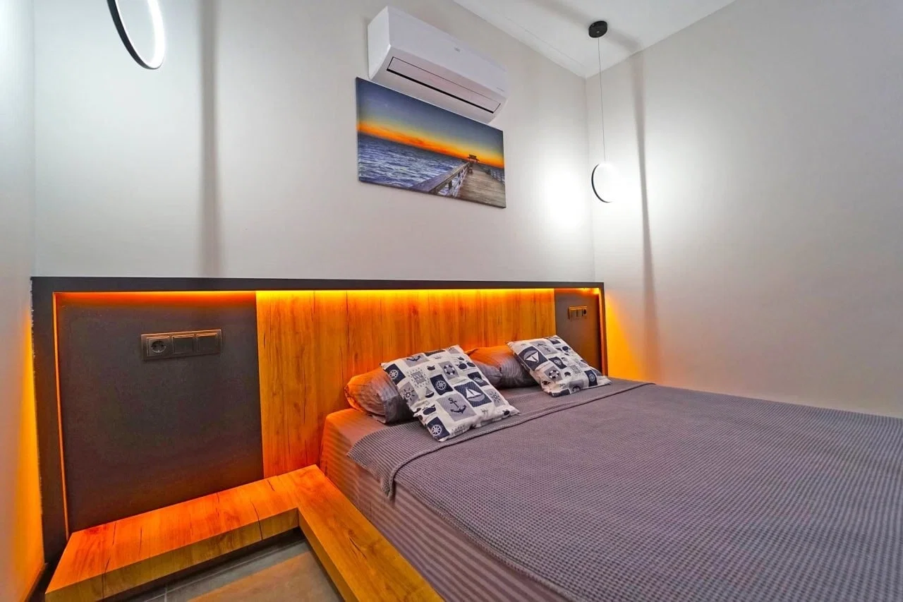 Fethiye’de Huzurlu, Korunaklı Havuzlu, 8 Kişilik, Kiralık Villa