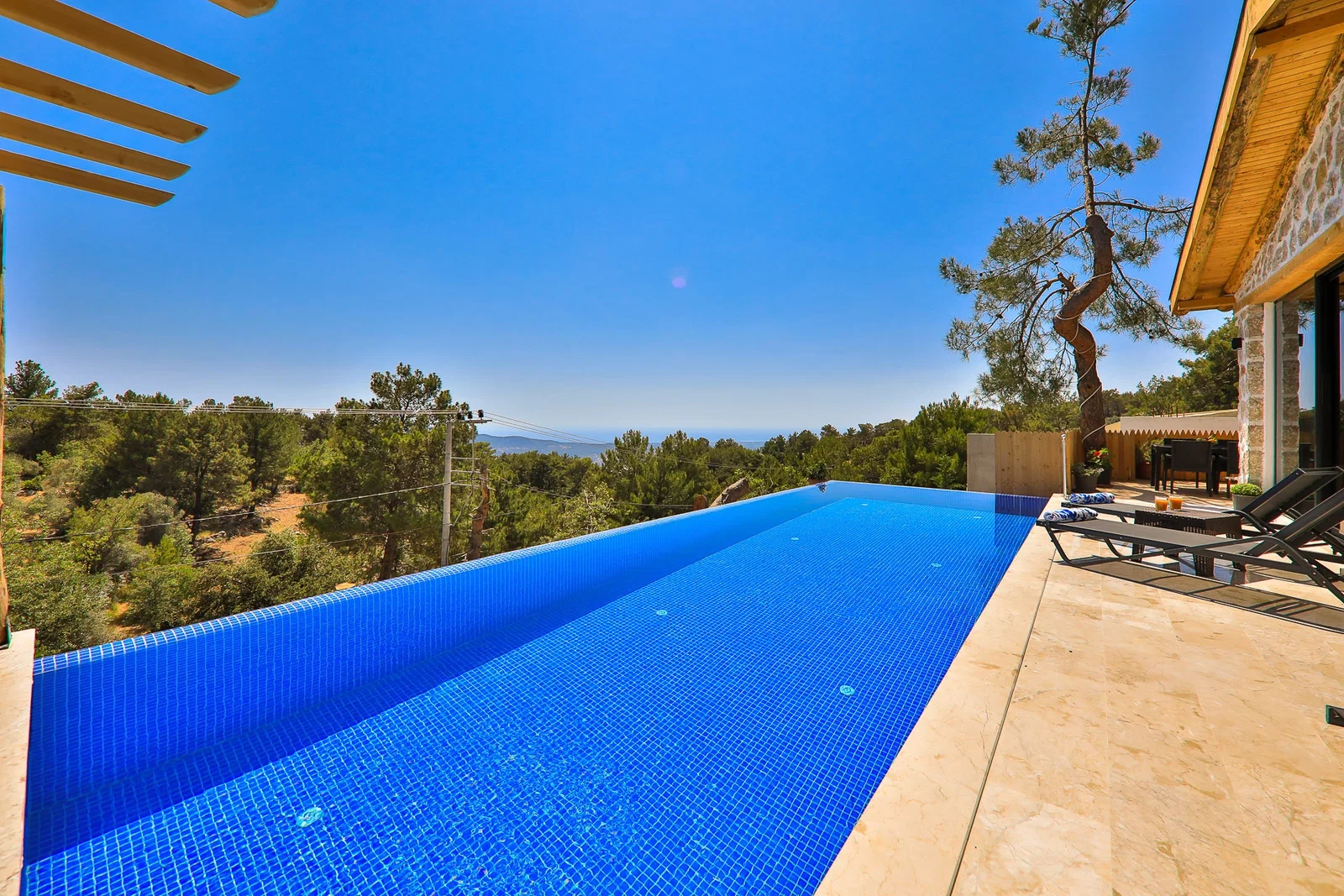 İslamlar’da Balayı Çiftlerine Uygun, Isıtmalı Havuzlu, 2 Yatak Odalı, Kiralık Villa