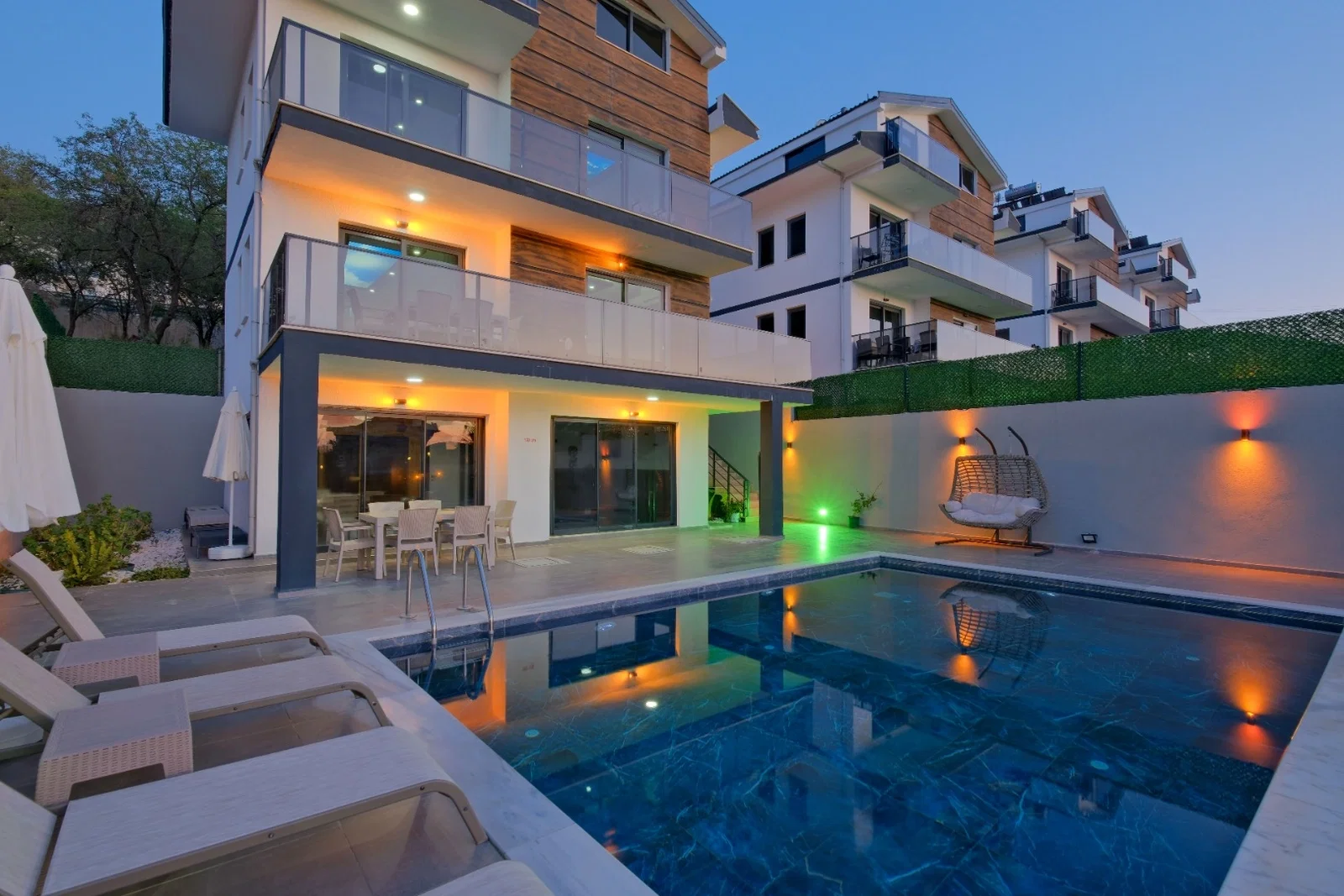 Fethiye’de Sakin Konumda, Isıtmalı Havuzlu, Jakuzili, Ekonomik Villa