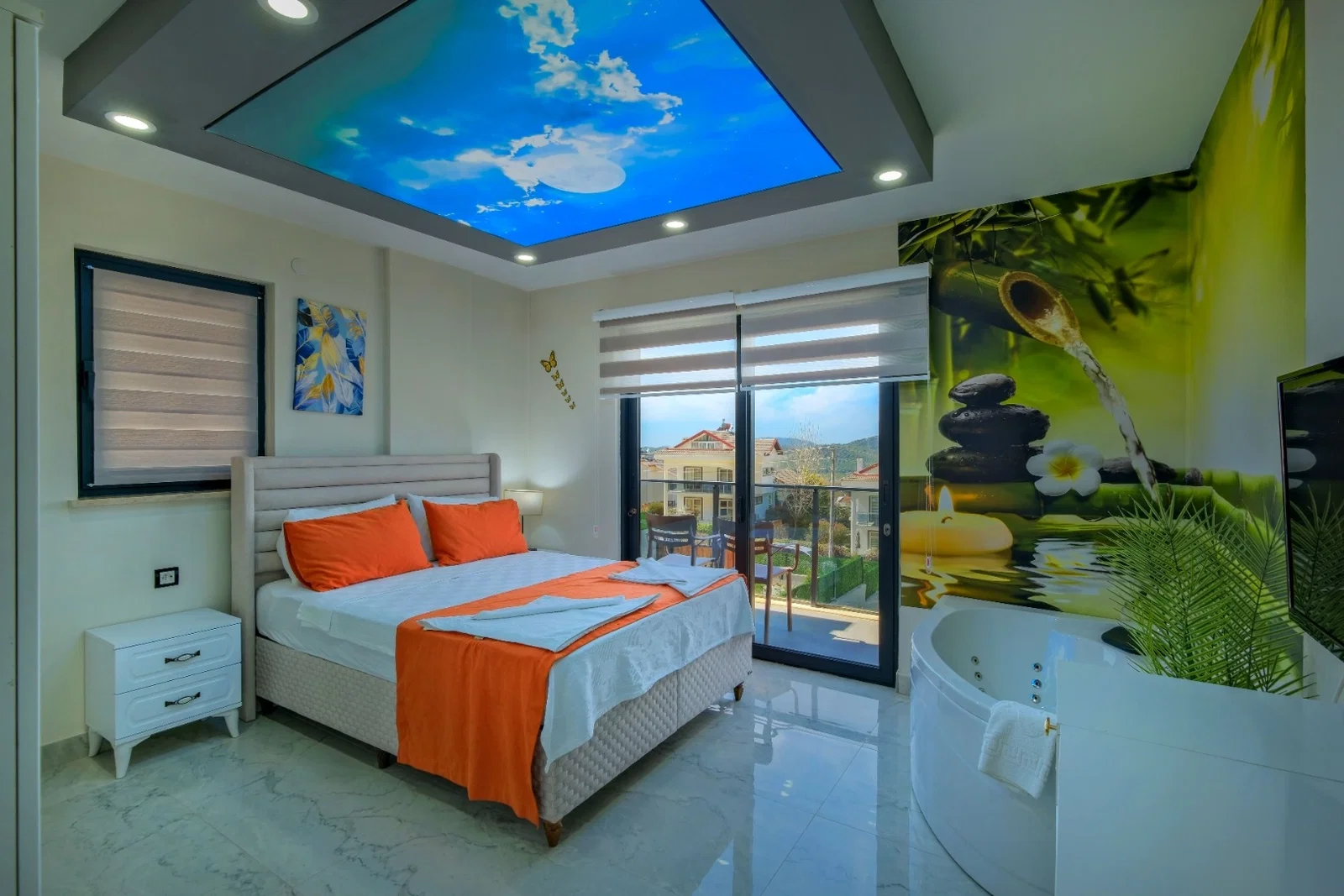 Fethiye’de Sakin Konumda, Isıtmalı Havuzlu, Jakuzili, Ekonomik Villa