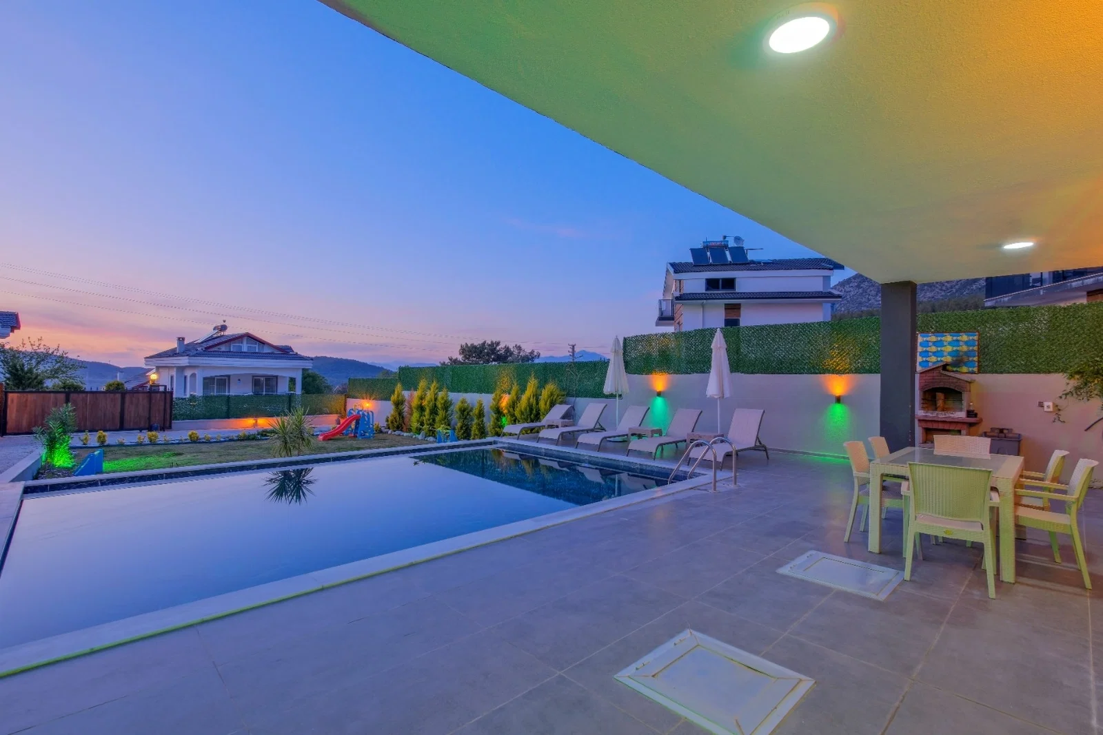 Fethiye’de Sakin Konumda, Isıtmalı Havuzlu, Jakuzili, Ekonomik Villa