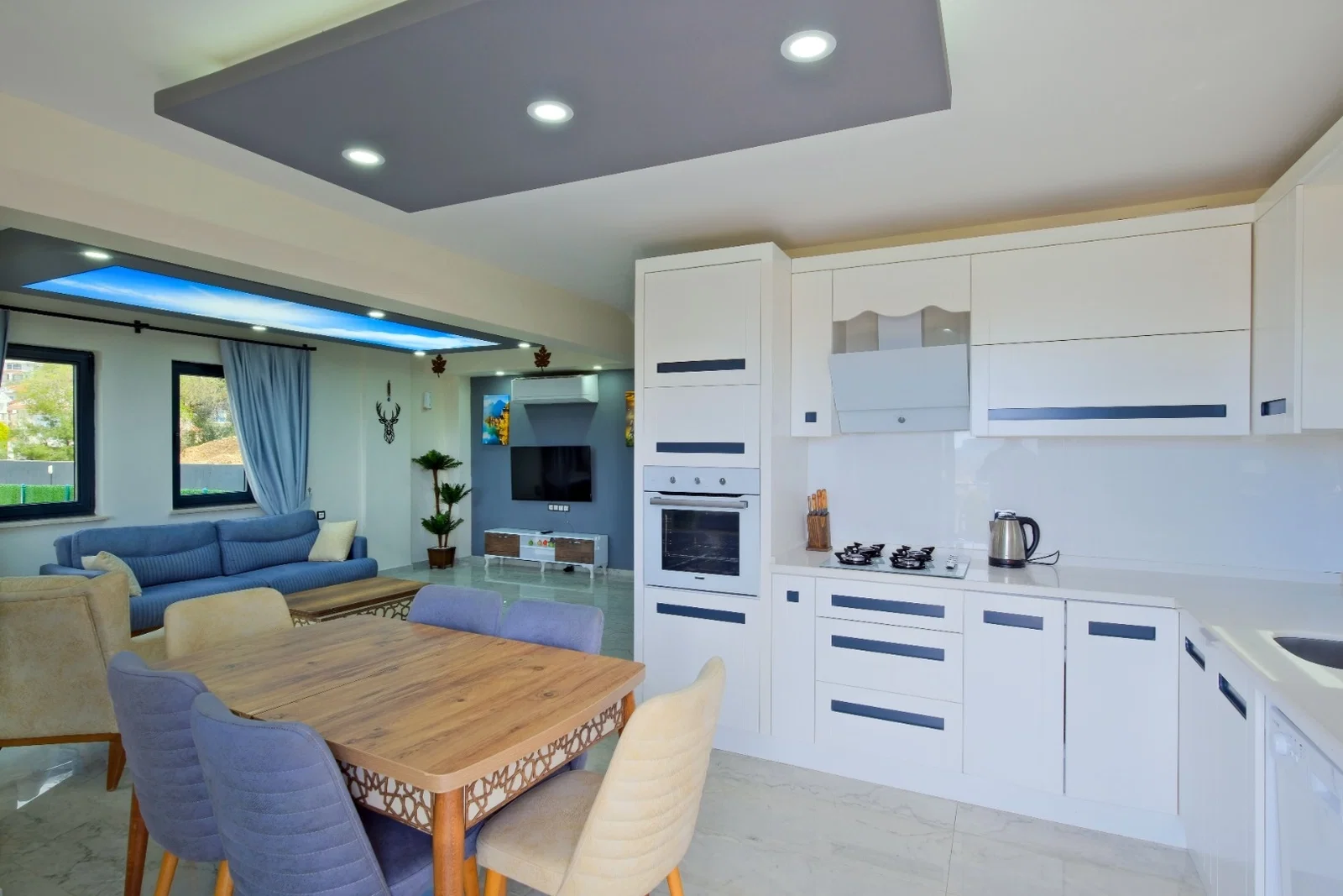 Fethiye’de Sakin Konumda, Isıtmalı Havuzlu, Jakuzili, Ekonomik Villa