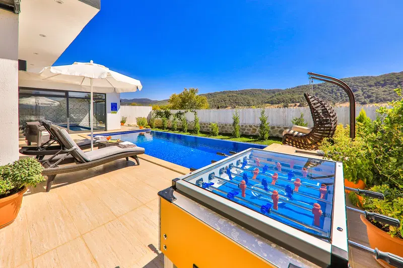 Sarıbelen’de kapalı havuzlu kiralık villa, fotoğraf 7