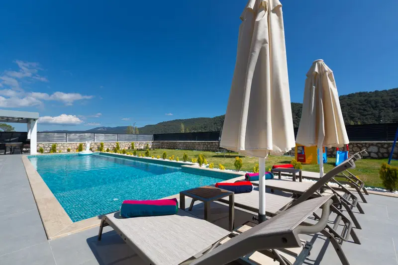 Sarıbelen’de jakuzili kiralık villa, fotoğraf 3