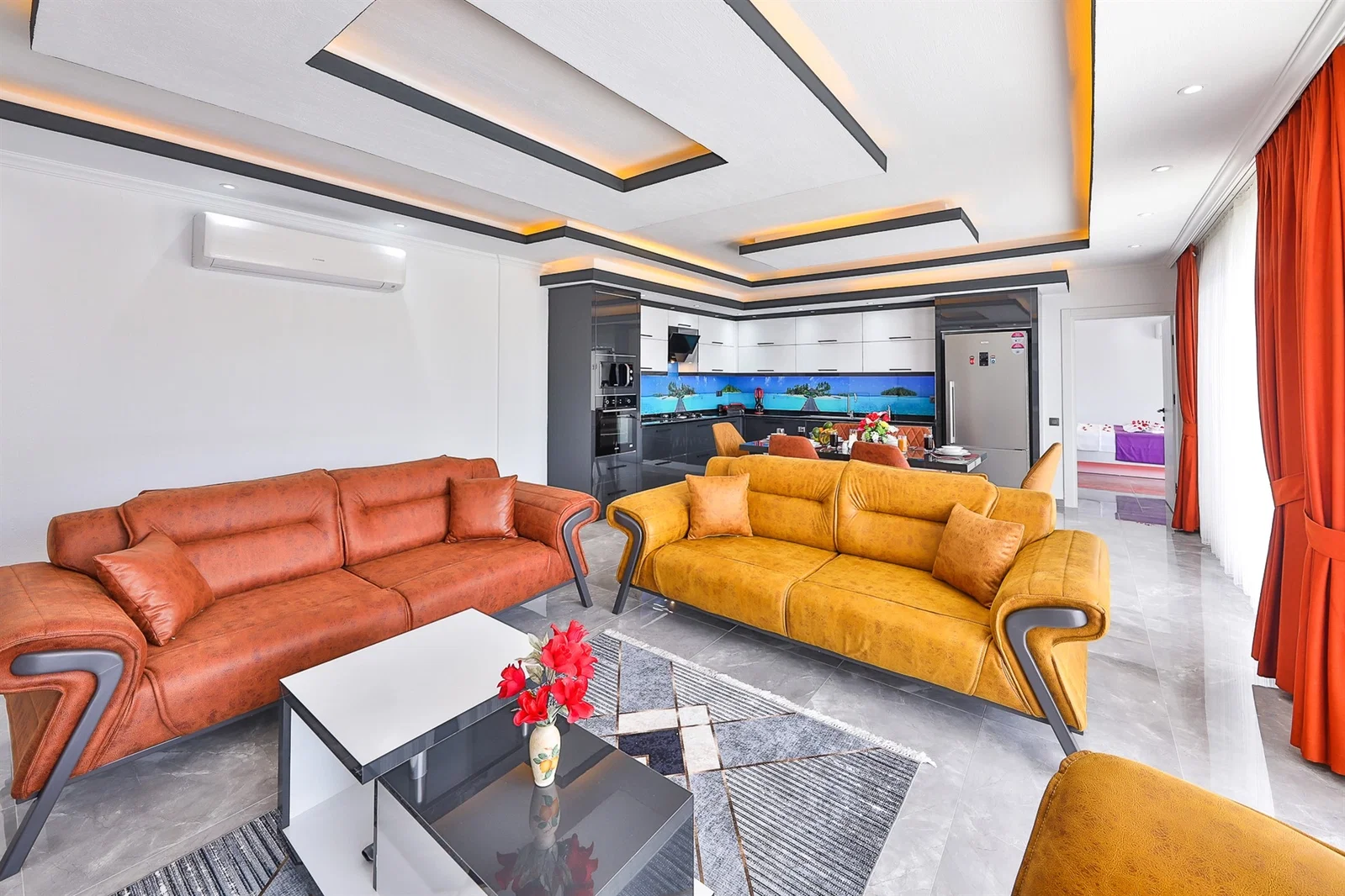İslamlar’da Balayı Çiftlerine Uygun, Isıtmalı Havuzlu, 2 Yatak Odalı, Kiralık Villa