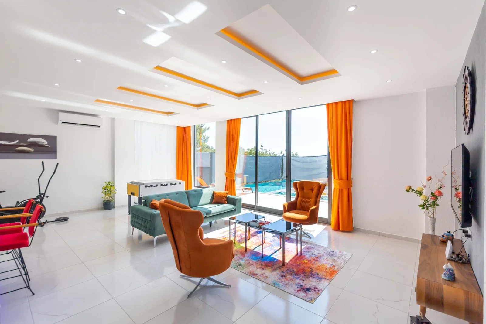 İslamlar’da Balayı Çiftlerine Uygun, Korunaklı Havuzlu, 1 Yatak Odalı, Ekonomik Villa