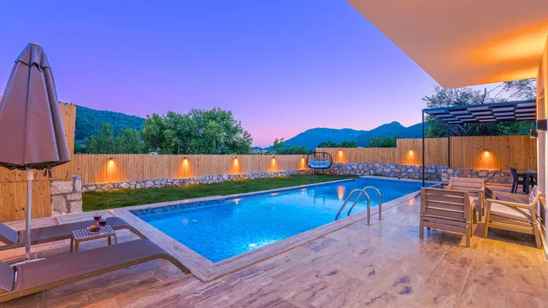 Sarıbelen’de jakuzili kiralık villa, fotoğraf 2