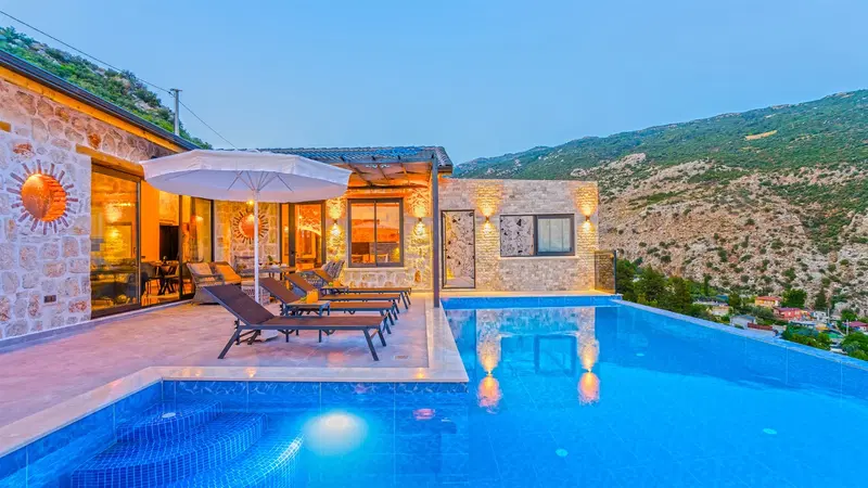İslamlar’da kapalı havuzlu kiralık villa, fotoğraf 7
