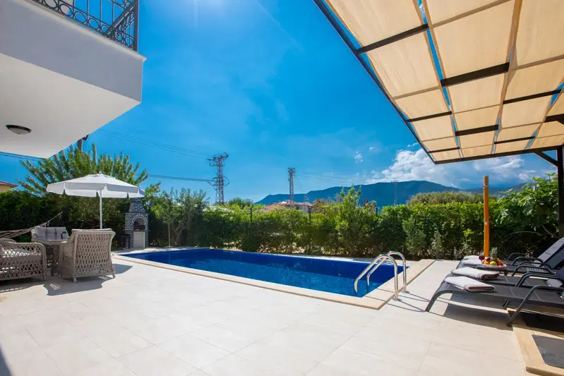Kaş’ta bahçeli kiralık villa, fotoğraf 4