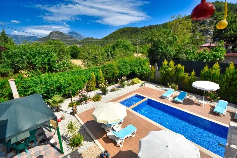 Fethiye’de çocuk havuzlu kiralık villa, fotoğraf 4