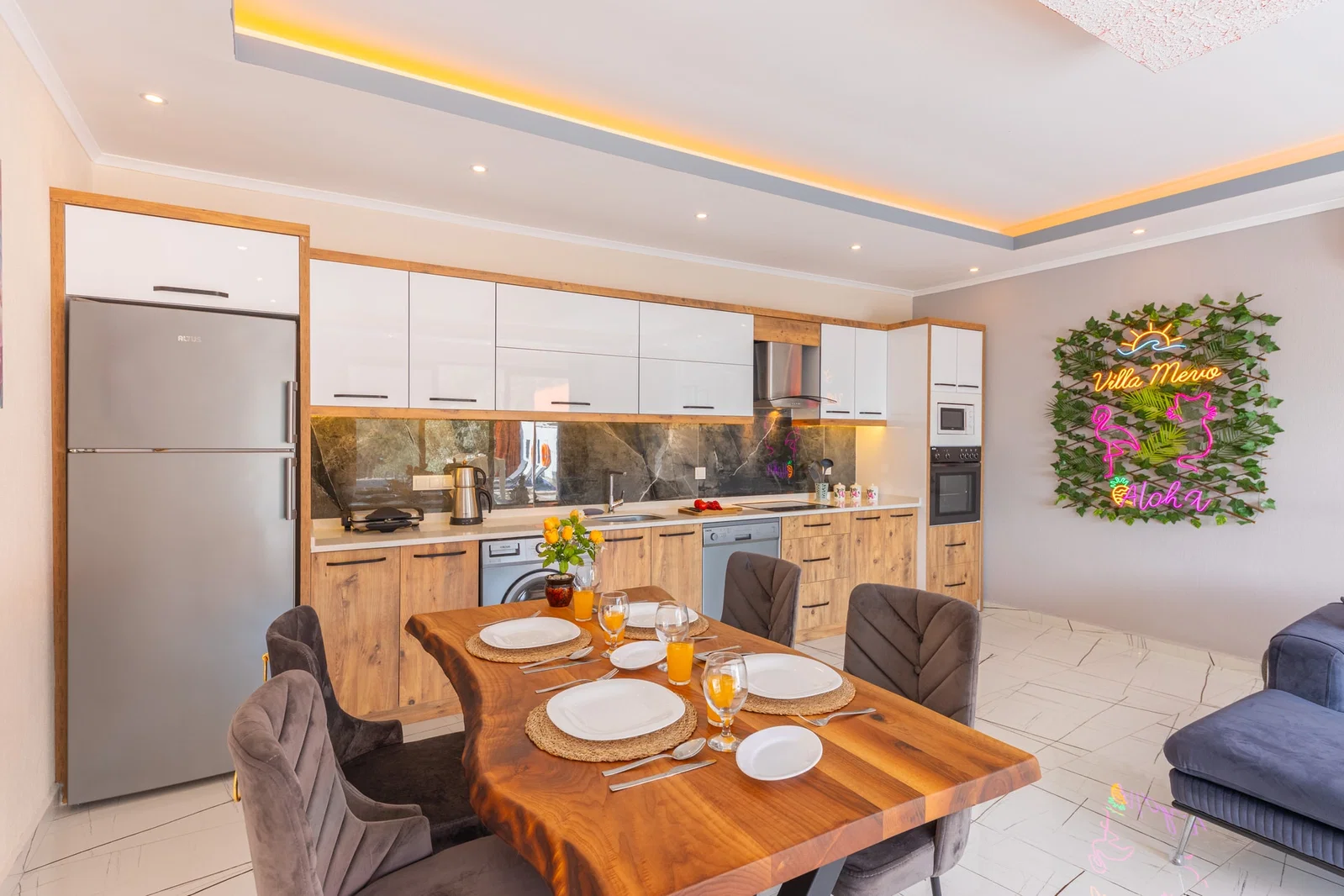 İslamlar’da Balayı Çiftlerine Uygun, Korunaklı Havuzlu, 1 Yatak Odalı, Kiralık Villa