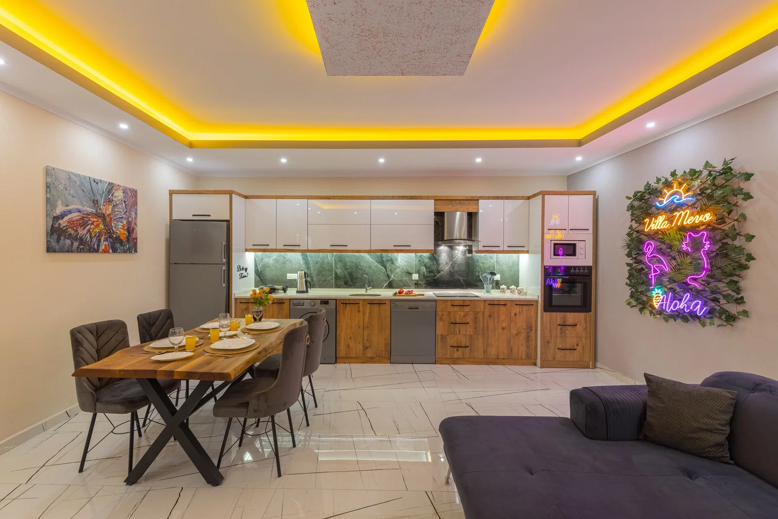İslamlar’da Balayı Çiftlerine Uygun, Korunaklı Havuzlu, 1 Yatak Odalı, Kiralık Villa