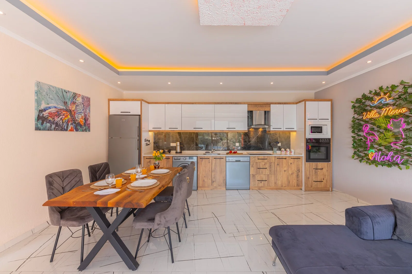 İslamlar’da Balayı Çiftlerine Uygun, Korunaklı Havuzlu, 1 Yatak Odalı, Kiralık Villa
