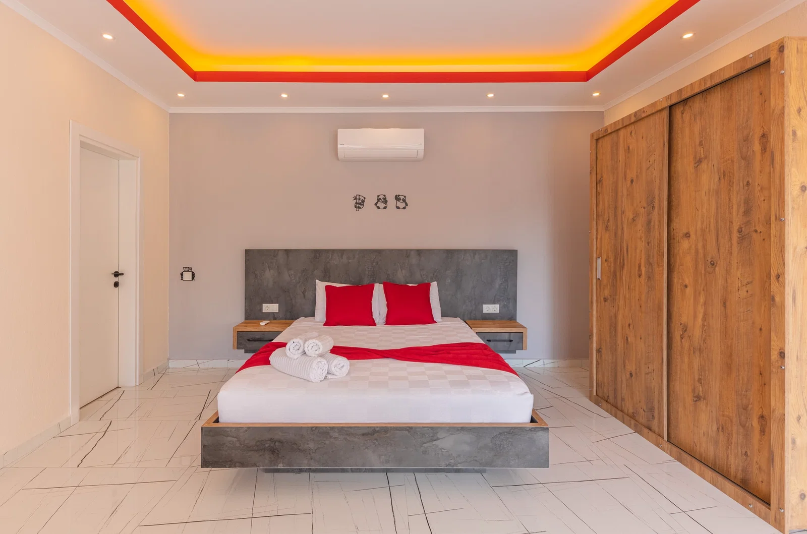 İslamlar’da Balayı Çiftlerine Uygun, Korunaklı Havuzlu, 1 Yatak Odalı, Kiralık Villa