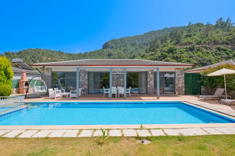Fethiye’de çocuk havuzlu kiralık villa, fotoğraf 3