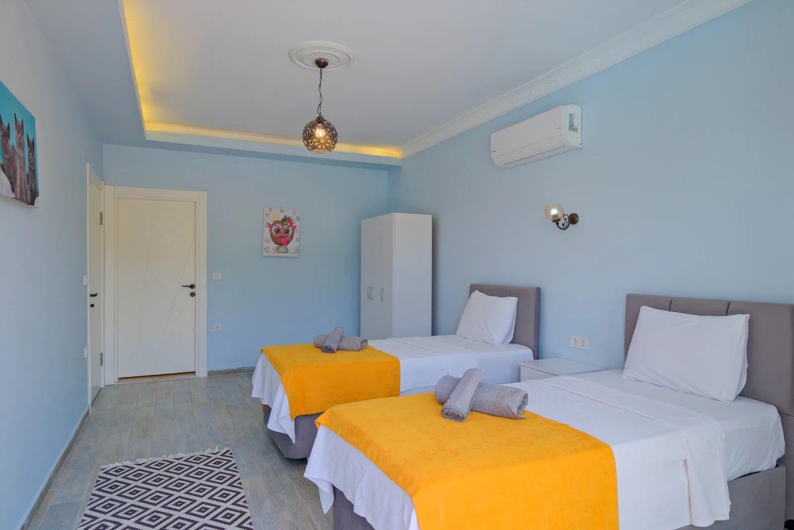 Fethiye’de Korunaklı, Çocuk Havuzlu, 5 Kişilik, Kiralık Villa
