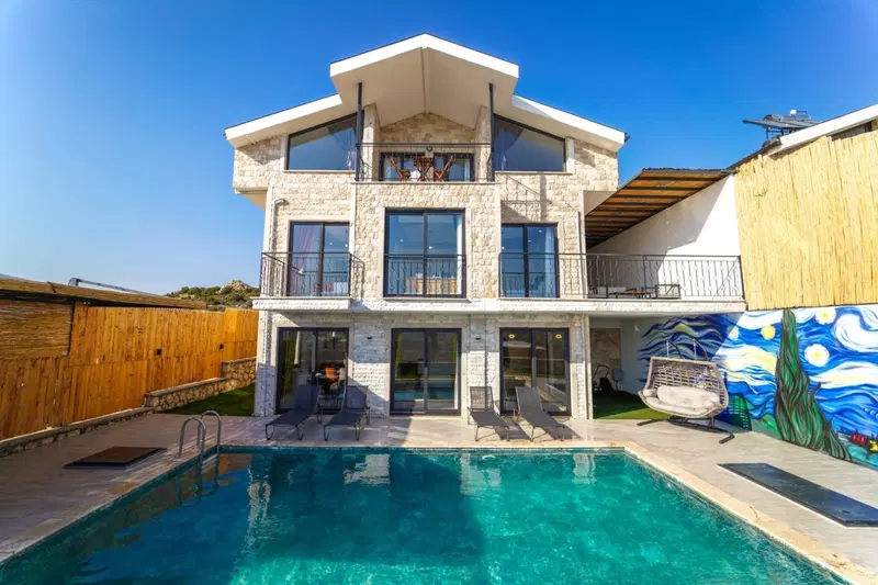 Fethiye’de bahçeli kiralık villa, fotoğraf 6