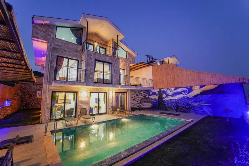 Fethiye’de özel havuzlu kiralık villa, fotoğraf 7