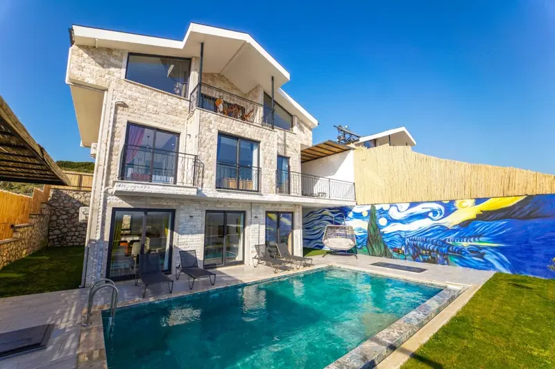 Fethiye’de saunalı kiralık villa, fotoğraf 4