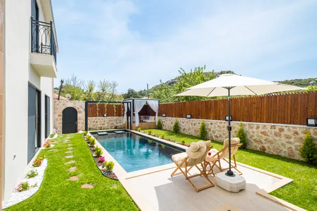 Sarıbelen’de bahçeli kiralık villa, fotoğraf 4