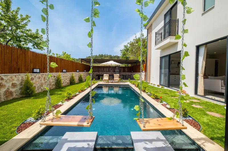 Sarıbelen’de jakuzili kiralık villa, fotoğraf 2