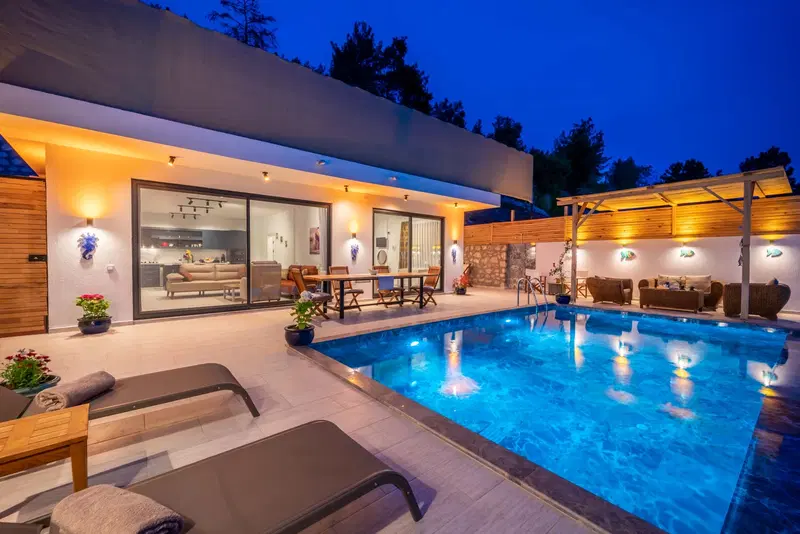 Üzümlü’de doğa içinde kiralık villa, fotoğraf 7