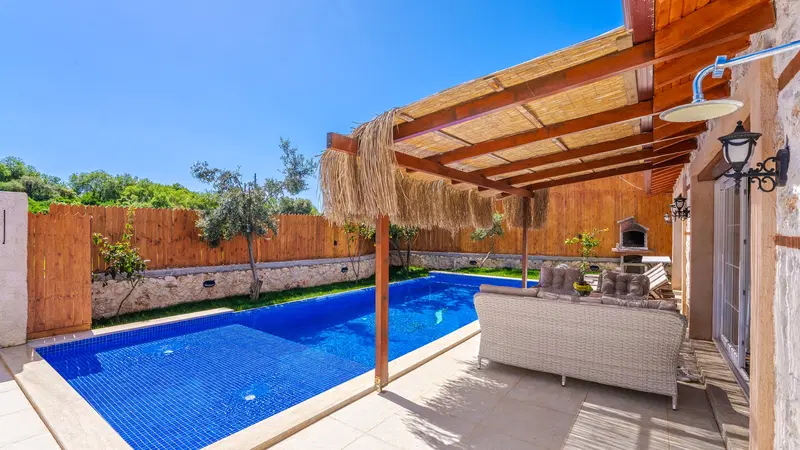 Kaş’ta özel havuzlu kiralık villa, fotoğraf 4