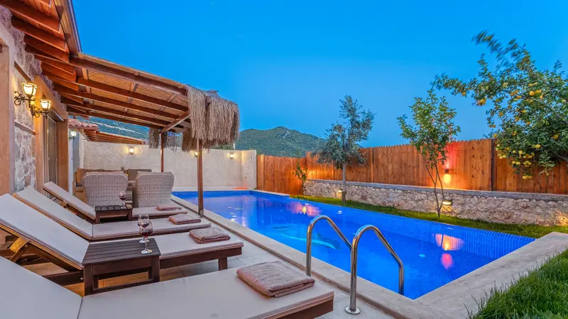 Kaş’ta yan yana kiralık villa, fotoğraf 8