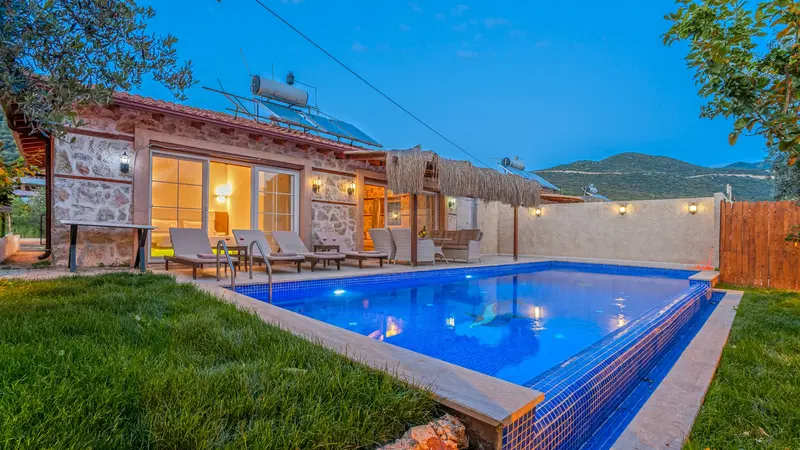 Kaş’ta balayı kiralık villa, fotoğraf 6