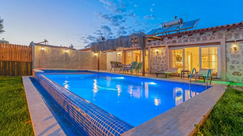 Kaş’ta balayı kiralık villa, fotoğraf 6