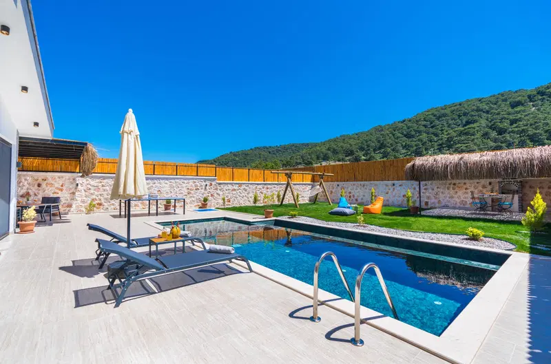Sarıbelen’de jakuzili kiralık villa, fotoğraf 2