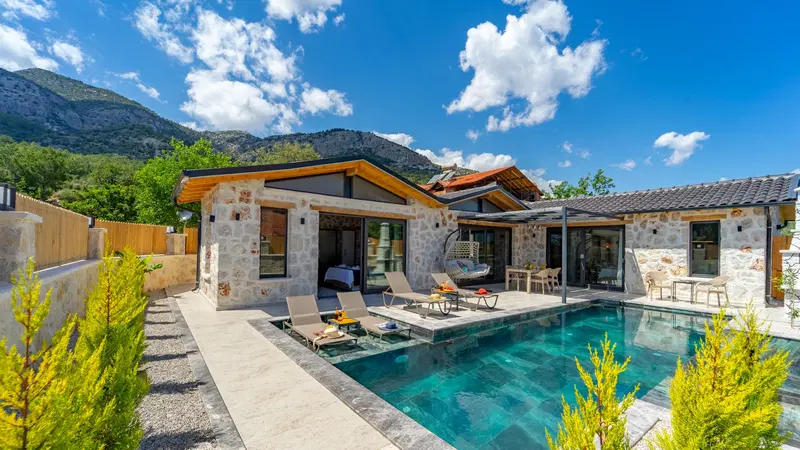 Fethiye’de jakuzili kiralık villa, fotoğraf 2