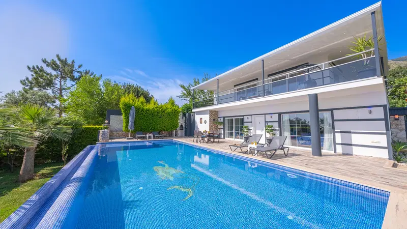 Üzümlü’de doğa manzaralı kiralık villa, fotoğraf 3