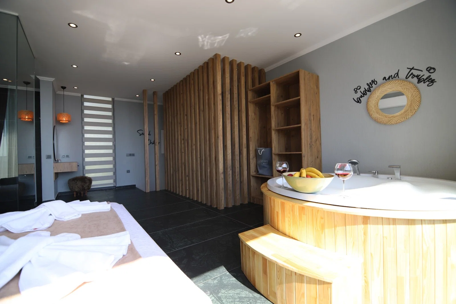 İslamlar’da Balayı Çiftlerine Uygun, Korunaklı Havuzlu, 1 Yatak Odalı, Ekonomik Villa