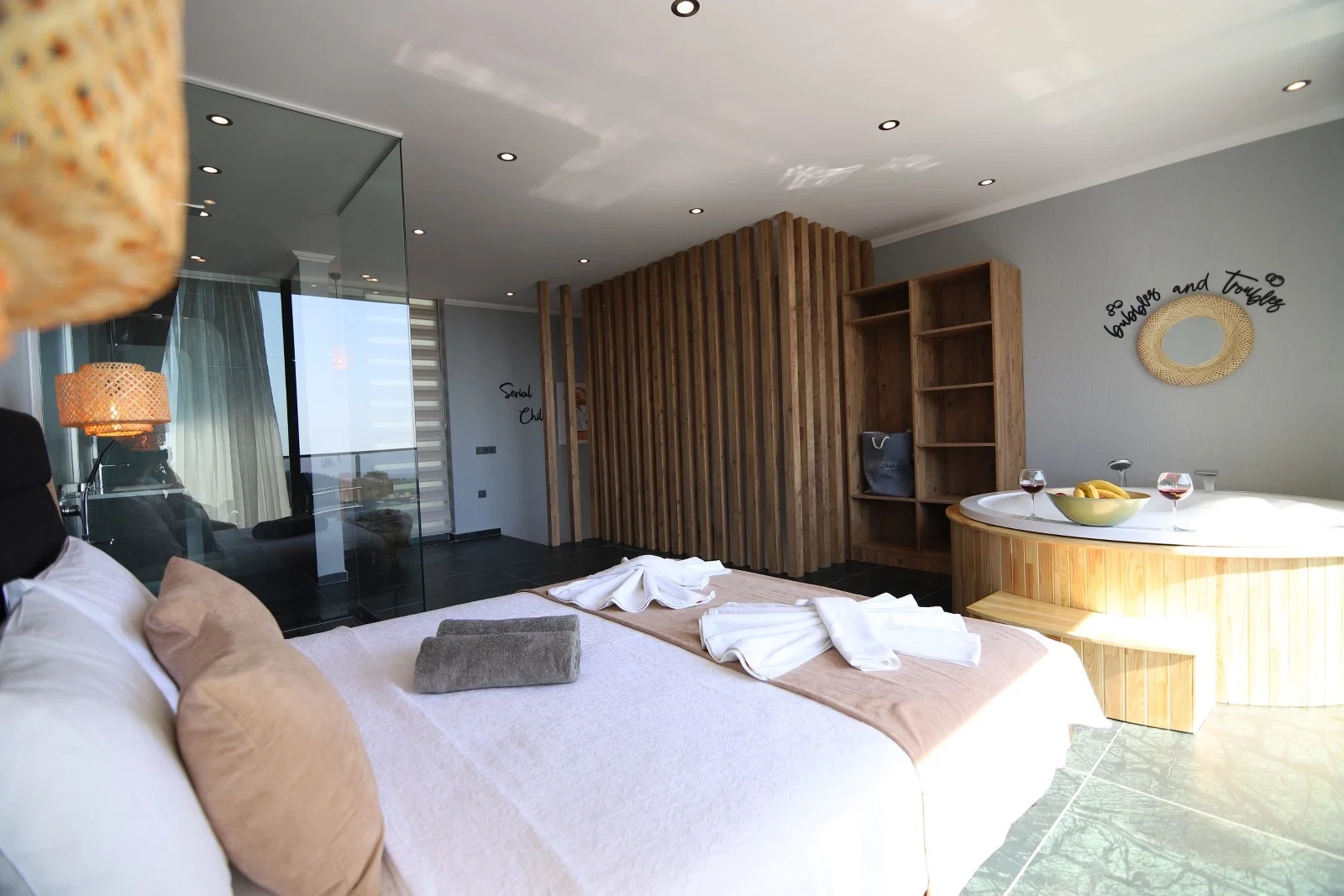 İslamlar’da Balayı Çiftlerine Uygun, Korunaklı Havuzlu, 1 Yatak Odalı, Ekonomik Villa
