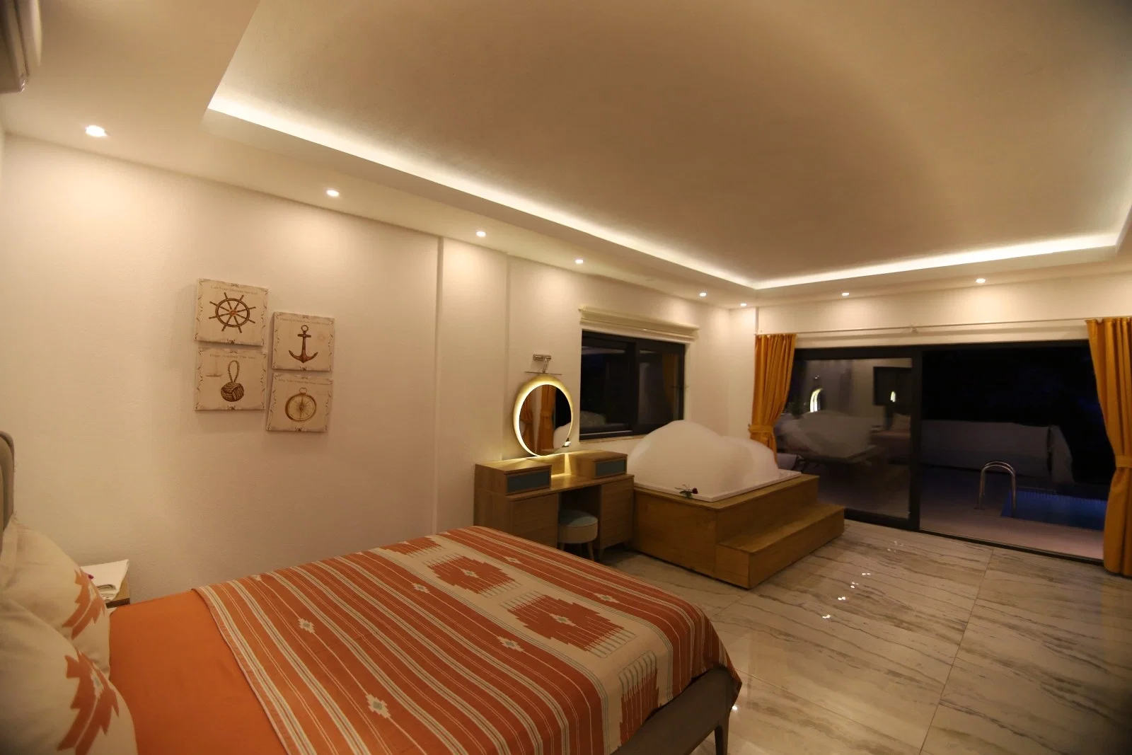 İslamlar’da Balayı Çiftlerine Uygun, Korunaklı Havuzlu, 1 Yatak Odalı, Ekonomik Villa