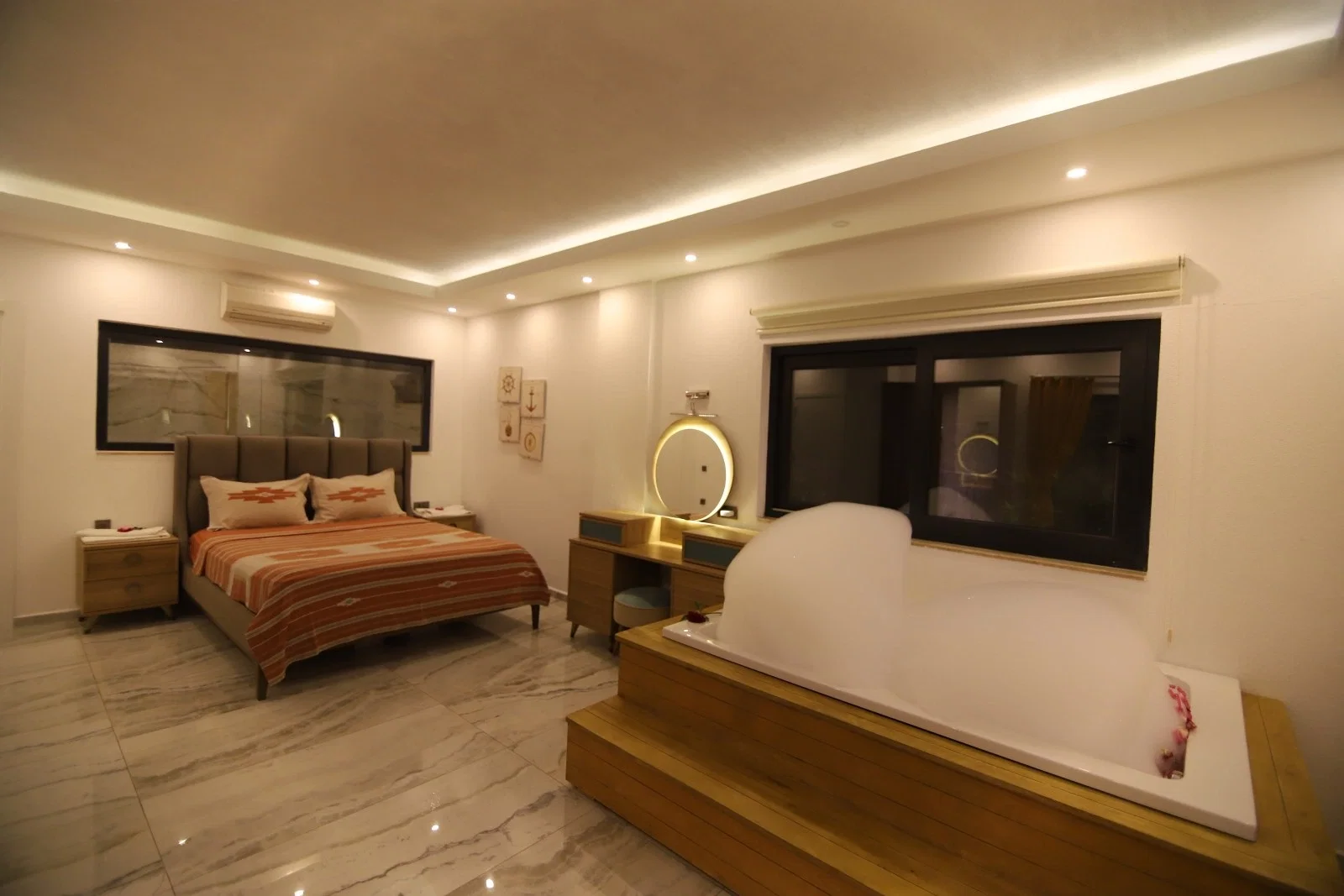 İslamlar’da Balayı Çiftlerine Uygun, Korunaklı Havuzlu, 1 Yatak Odalı, Ekonomik Villa