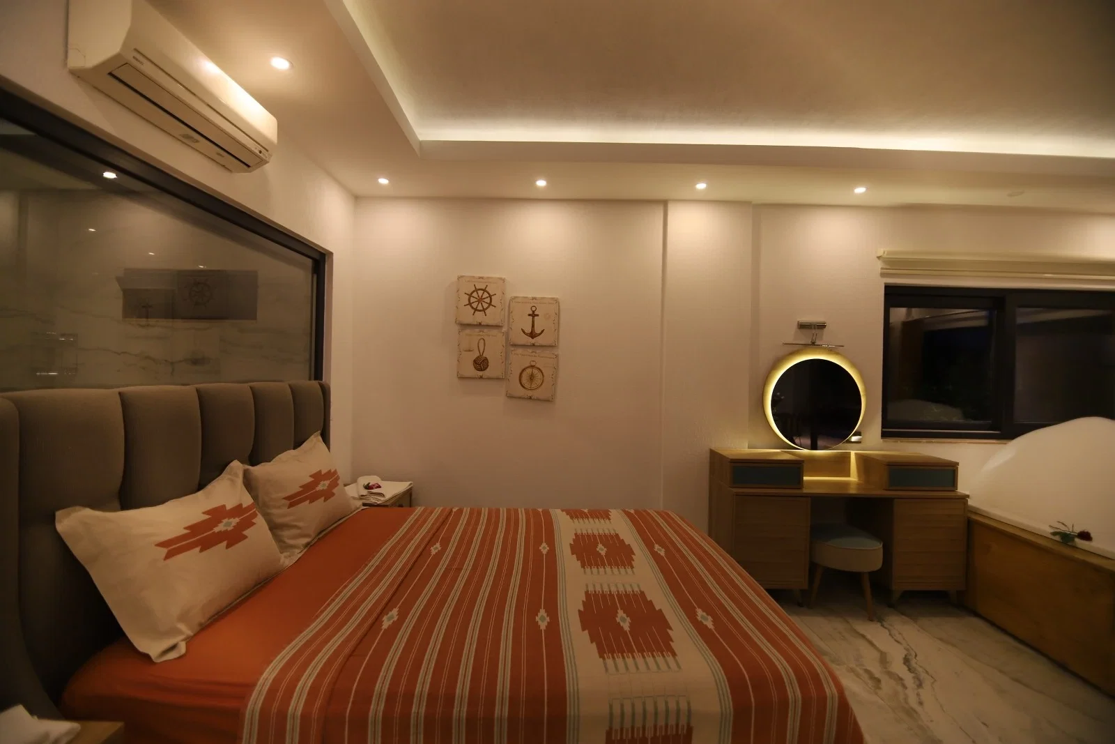 İslamlar’da Balayı Çiftlerine Uygun, Korunaklı Havuzlu, 1 Yatak Odalı, Ekonomik Villa