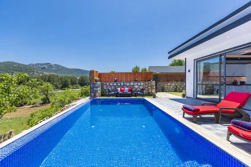 Sarıbelen’de jakuzili kiralık villa, fotoğraf 8