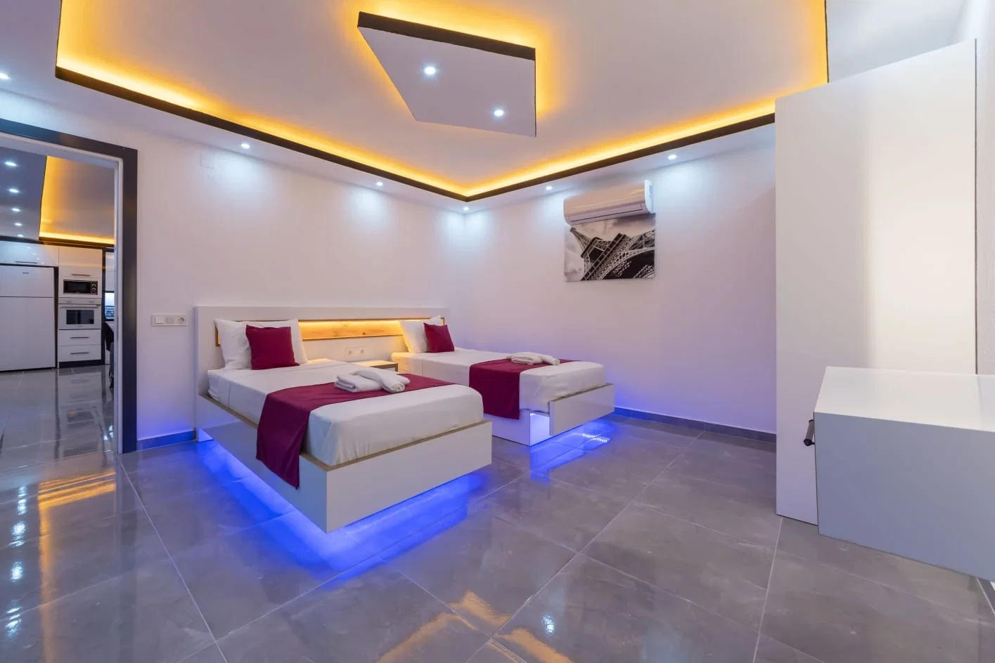 Sarıbelen’de Balayı Çiftlerine Uygun, Çocuk Havuzlu, 2 Yatak Odalı, Ekonomik Villa
