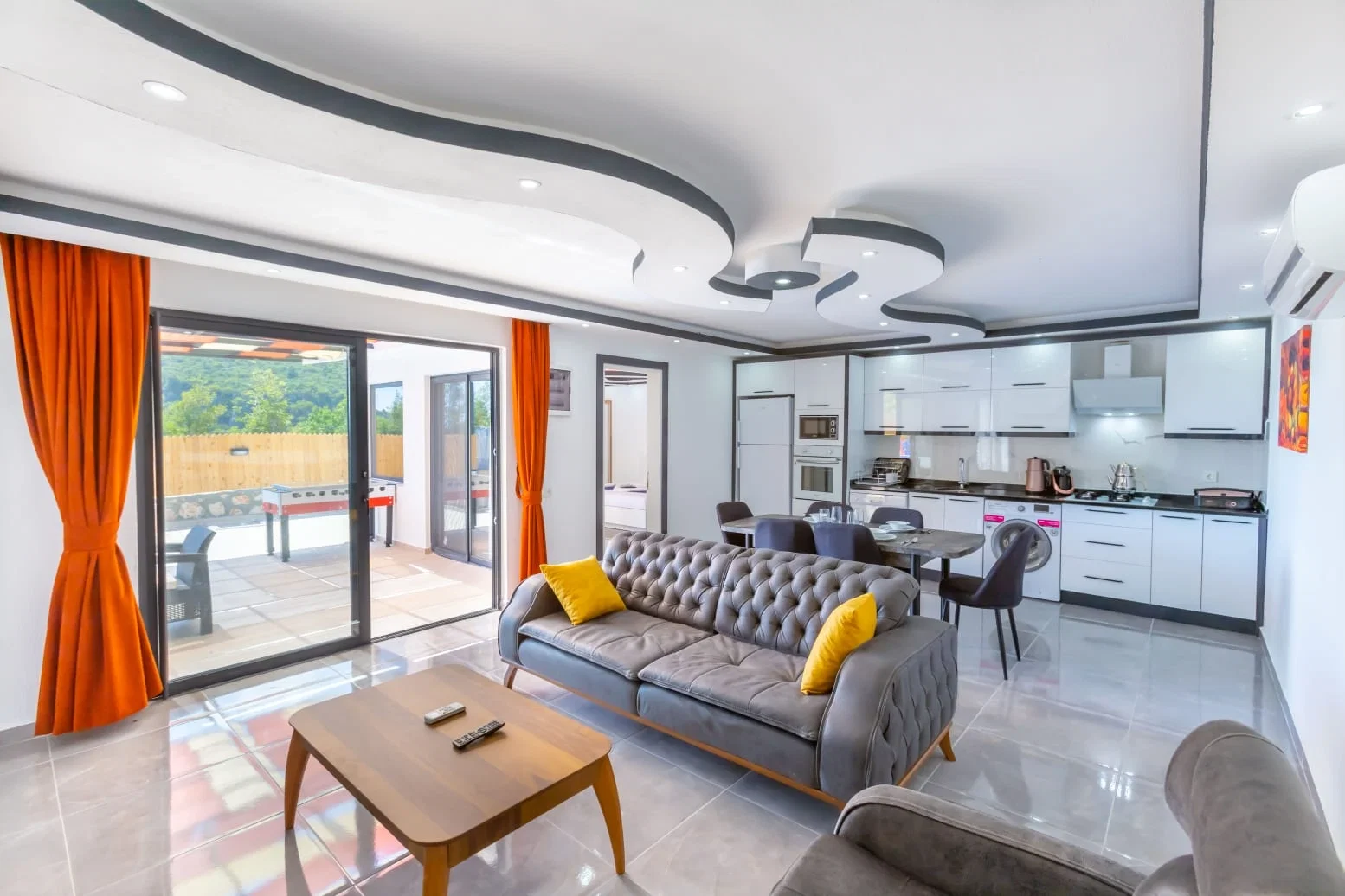 Sarıbelen’de Balayı Çiftlerine Uygun, Çocuk Havuzlu, 2 Yatak Odalı, Ekonomik Villa