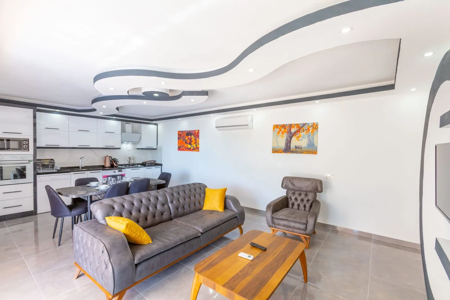 Sarıbelen’de Balayı Çiftlerine Uygun, Çocuk Havuzlu, 2 Yatak Odalı, Ekonomik Villa