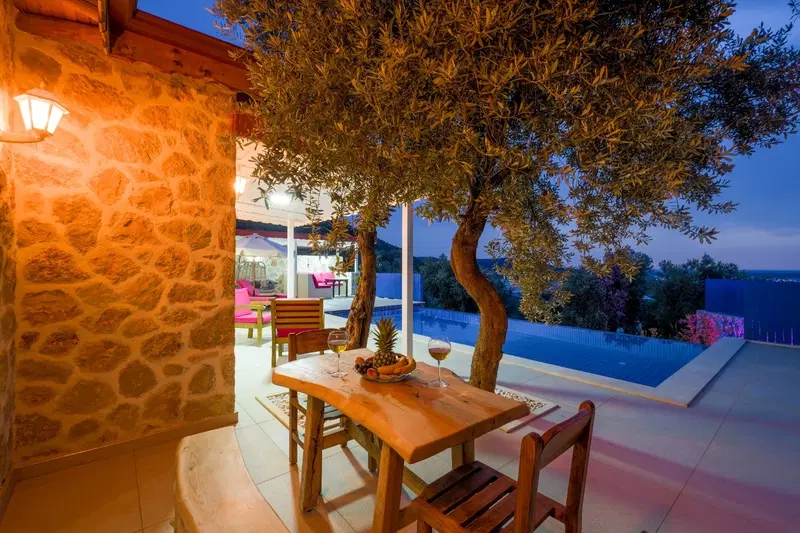 Üzümlü’de jakuzili kiralık villa, fotoğraf 2