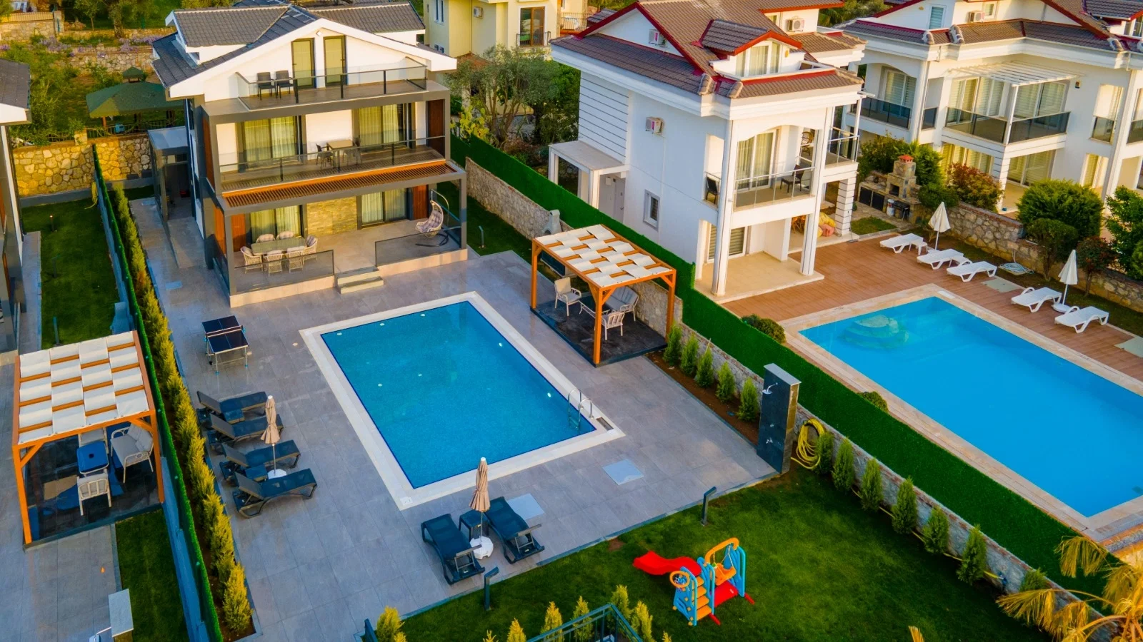 Fethiye’de Huzurlu, Korunaklı Havuzlu, 8 Kişilik, Lüks Villa
